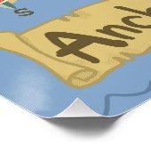 アンカレッジマップポスター ポスター (コーナー)