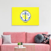 アンカレッジ市旗(アラスカ) キャンバスプリント (インサイチュ (リビング))