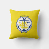 アンカレッジ市旗（アラスカ） クッション (裏面)