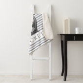 アンカーされたストライプ シェルパブランケット (インサイチュ)