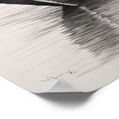 "アンカーされたセレニティ"プリント ポスター (角)