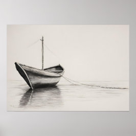 "アンカーされたセレニティ"プリント ポスター