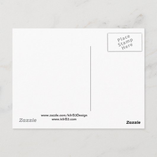 アンカーで休む - ポストカード (裏面)