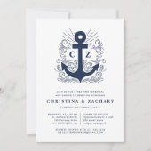 アンカー付き | リハーサルディナー招待状 招待状 (正面)