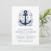 アンカー付き | リハーサルディナー招待状 招待状 (スタンド正面)