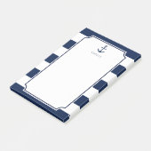 アンカー名|ネイビーブルーテーマ航海の ポストイット (アングル)