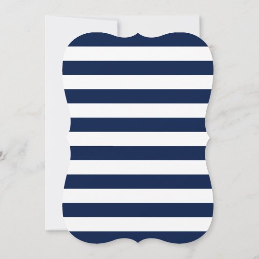 アンカー航海のされた愛の結婚式の招待 招待状 (裏面)