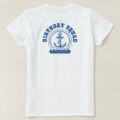 アンカー・オエイ・バースデイ・スクワッドTシャツ Tシャツ (デザイン裏面)