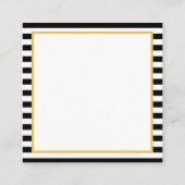 アンカー＆ストライプ | 海事をテーマにした封筒付きカード エンクロージャーカード (裏面)