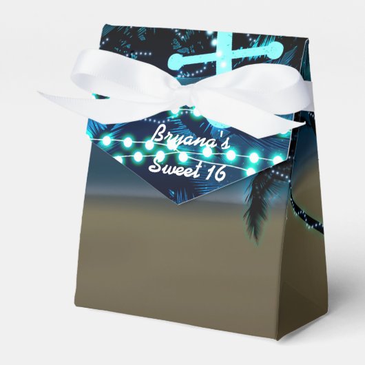 アンカー ビーチ ライト & パーム ツリー ギフト ボックス (正面サイド)