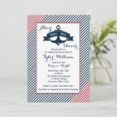 アンカー ベイビー ボーイ シャワーの招待状 招待状 (スタンド正面)