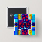 アンカー 缶バッジ (正面&裏面)