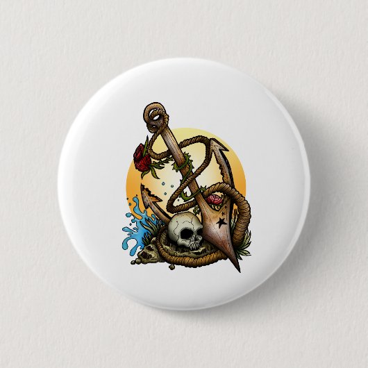 アンカー 缶バッジ (正面)