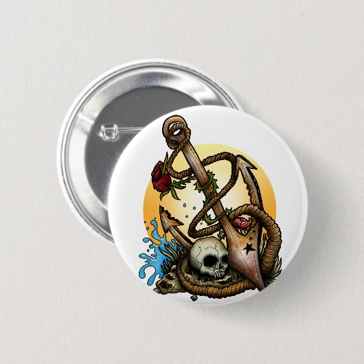 アンカー 缶バッジ (正面&裏面)