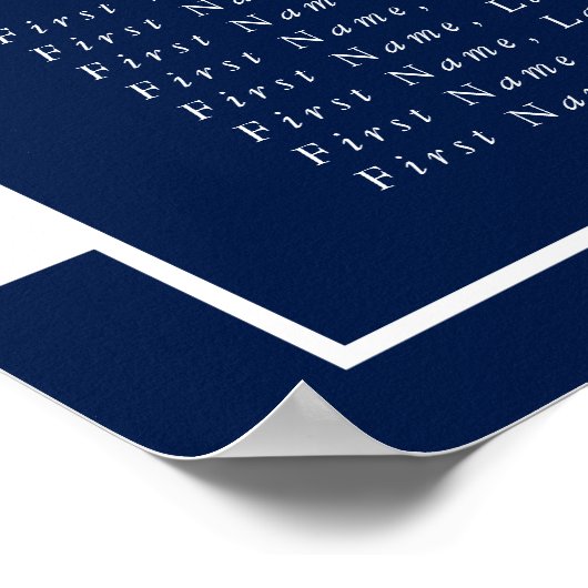 アンカー |航海の結婚s |ネイビー座席表 ポスター (角)