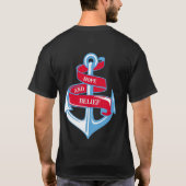 アンカー Tシャツ (裏面)