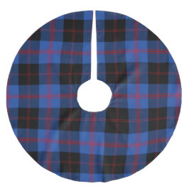 アンガスクモダンリスマスツリースカート ブラッシュドポリエステルツリースカート