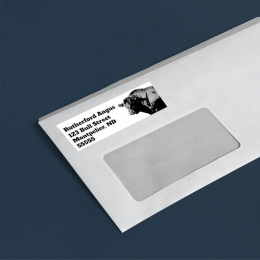 アンガスブル差出人住所 セルフインキングスタンプ