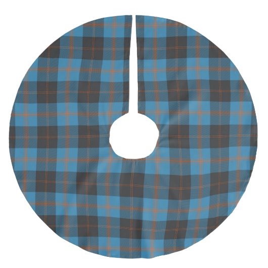 アンガス古代クリスマスツリースカート ブラッシュドポリエステルツリースカート (正面)