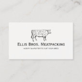 アンガス牛の牛図 名刺 (正面)