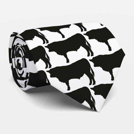 アンガスBullのタイ ネクタイ (ロール)