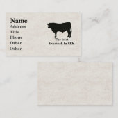 アンガスBullの名刺 名刺 (正面/裏面)