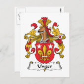 アンガー家紋 ポストカード (正面/裏面)