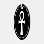 アンキエジプト文字の記号 メタルオーナメント (正面左)