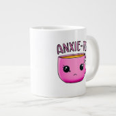 アンキシー茶の不安茶のパンのカップ ジャンボコーヒーマグカップ (正面右)