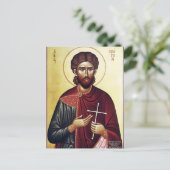 アンキュラ正教会の聖殉教大聖堂のアイコン ポストカード (スタンド正面)