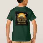 アンキロサウルス 恐竜 先史時代の月 Tシャツ (裏面)