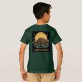 アンキロサウルス 恐竜 先史時代の月 Tシャツ (裏面フル)