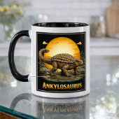 アンキロサウルス 恐竜 先史的 月 マグカップ