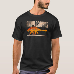 アンキロザウルス恐竜の先史時代の動物古城館 Tシャツ