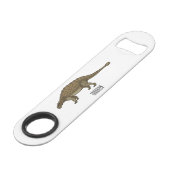 アンキロザウルス漫画イラストレーション スピード栓抜き (正面アングル)