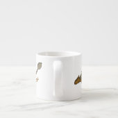 アンキロザウルス装甲恐竜イラストレーション エスプレッソカップ (裏面)