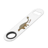 アンキロザウルス装甲恐竜イラストレーション スピード栓抜き (裏面アングル)