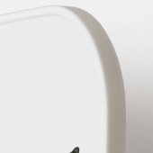 アンキロザウルス装甲恐竜イラストレーション ピックルボールラケット (左詳細)