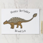 アンキロザウルス装甲恐竜イラストレーション ペーパーパッド (インサイチュ)