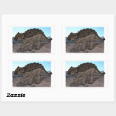 アンキロザウルス 長方形シール (シート)