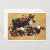 アンギアーリの戦い(レオナルド・ダ・ヴィンチ) ポストカード (正面/裏面)