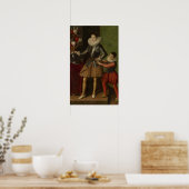 アンギッソラ – ポートレートジュリアーノIIセザリーニ14歳 ポスター (キッチン)