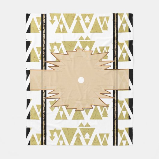 アンギュラ砂漠の夢 フリースブランケット (正面)