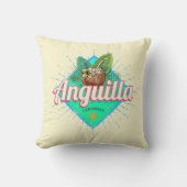 アンギラカリブのレトロバケーションヴィンテージアイランド クッション (正面)