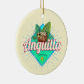 アンギラカリブのレトロバケーションヴィンテージアイランド セラミックオーナメント (右)