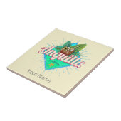 アンギラカリブのレトロバケーションヴィンテージアイランド タイル (側面)