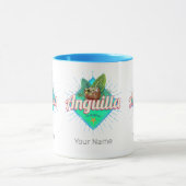 アンギラカリブのレトロバケーションヴィンテージアイランド マグカップ (中央)