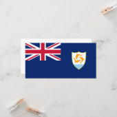 アンギラカリブの国旗 カード (正面/裏面インサイチュ)