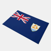 アンギラカリブの国旗 ドアマット (アングル)