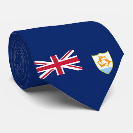 アンギラカリブの国旗 ネクタイ